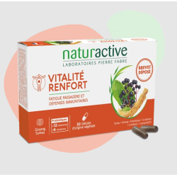 VITALITÉ RENFORT 30 GELULES NATURACTIVE