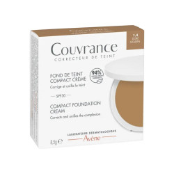 COUVRANCE FOND DE TEINT COMPACT CREME 1.4 DORÉ SPF30 8.5G AVENE