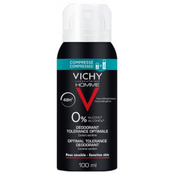 DEODORANT HOMME 48H TOLERANCE OPTIMALE COMPRESSÉ 100ML VICHY