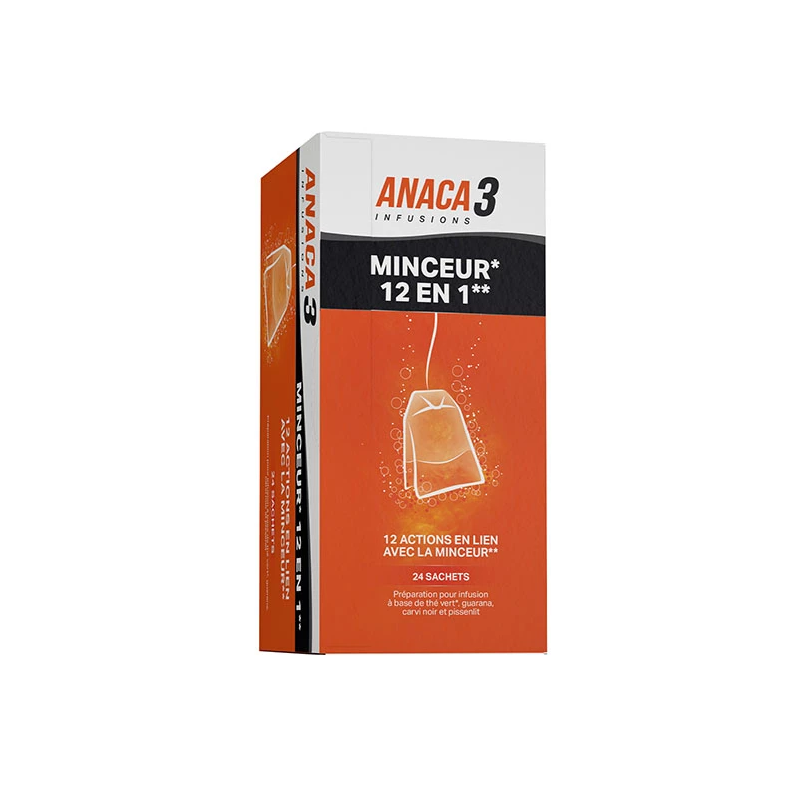 ANACA 3 MINCEUR 24 SACHETS NUTRAVALIA ANACA 3 MINCEUR 24 SACHETS NUTRAVALIA