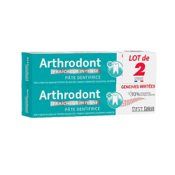 ARTHRODONT DENTIFRICE FRAICHEUR INTENSE LOT 2 X 75ML PIERRE FABRE
