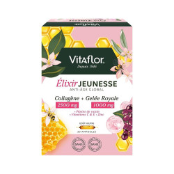 ELIXIR DE JEUNESSE COLLAGENE + GELEE ROYALE 20 AMPOULES VITAFLOR