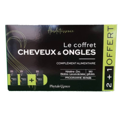 ABSOLUTESSENCE LE COFFRET CHEVEUX et ONGLES 180 GELULES PHYTALESSENCE