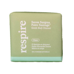 RESPIRE SAVON SURGRAS MAINS & CORPS POIRE SAUVAGE 100G