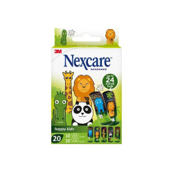 PANSEMENTS HAPPY KIDS ANIMAUX DE LA JUNGLE X20 NEXCARE