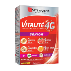 VITALITÉ 4G SENIOR 20 AMPOULES FORTE PHARMA