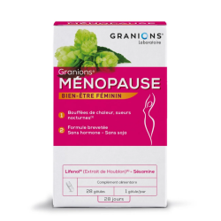 MENOPAUSE BIEN-ÊTRE FÉMININ 28 GELULES GRANIONS LABORATOIRES