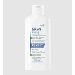 KELUAL SQUANORM SHAMPOOING TRAITANT REGULATEUR PELLICULES GRASSES 200ML DUCRAY