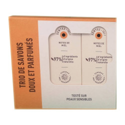 NOTES DE MIEL TRIO SAVONS SURGRAS 3 X 200G ROGE CAVAILLES