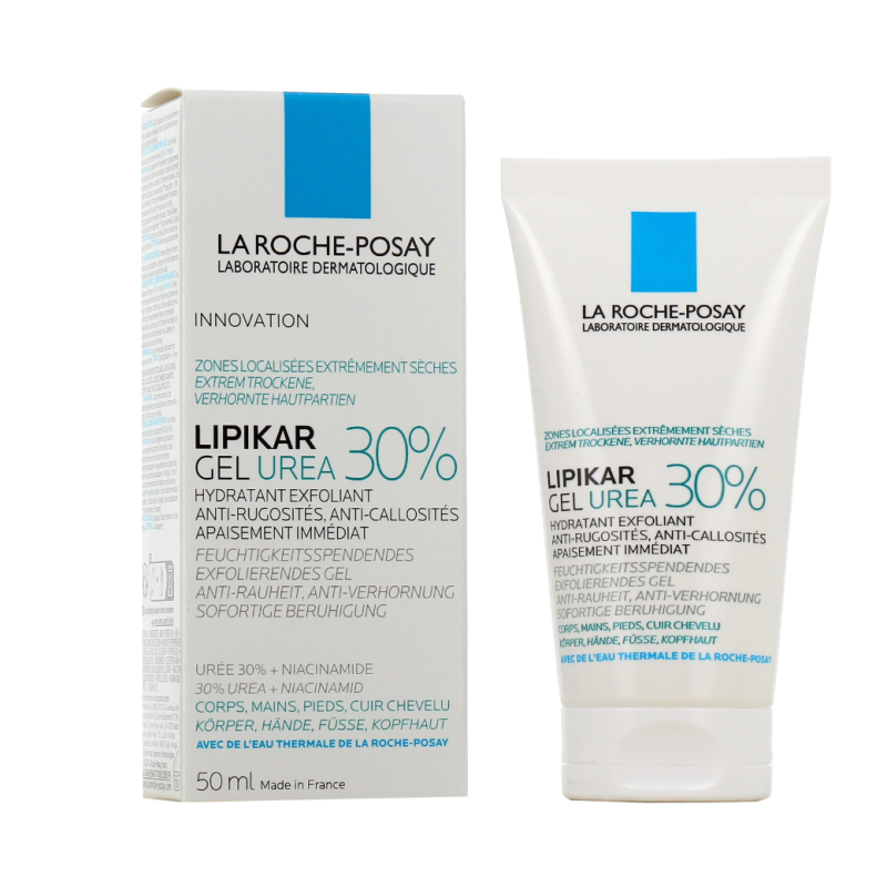 LIPIKAR GEL UREA 30% CORPS 50ML LA ROCHE POSAY
