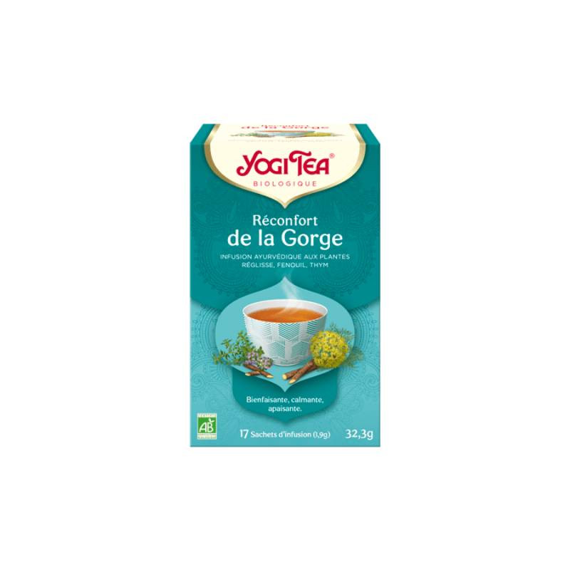 INFUSION RECONFORT DE LA GORGE BIO 17 SACHETS YOGI TEA INFUSION RECONFORT DE LA GORGE BIO 17 SACHETS YOGI TEA