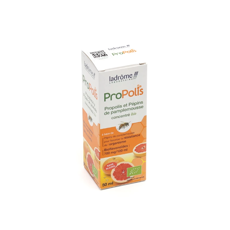 PROPOLIS PÉPINS DE PAMPLEMOUSSE CONCENTRÉ BIO 50ML LADRÔME PROPOLIS PÉPINS DE PAMPLEMOUSSE CONCENTRÉ BIO 50ML LADRÔME
