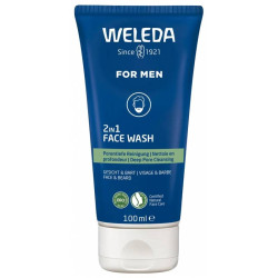 NETTOYANT VISAGE 2 EN 1 HOMME BIO 100ML WELEDA