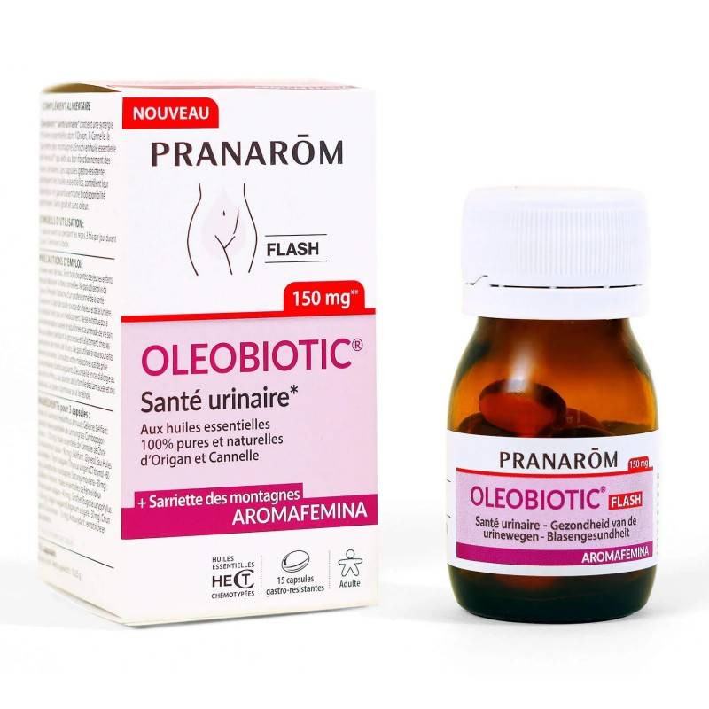 OLEOBIOTIC 150MG SANTÉ URINAIRE 15 CAPSULES PRANAROM OLEOBIOTIC 150MG SANTÉ URINAIRE 15 CAPSULES PRANAROM