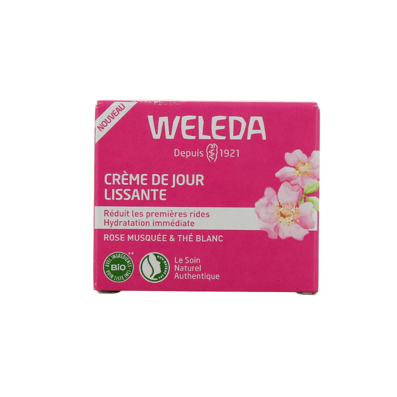 ROSE MUSQUÉE + THÉ BLANC CREME JOUR LISSANTE BIO 40 ML WELEDA ROSE MUSQUÉE + THÉ BLANC CREME JOUR LISSANTE BIO 40 ML WELEDA