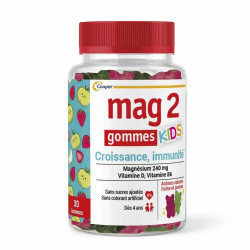 MAG 2 KIDS CROISSANCE IMMUNITÉ 30 GOMMES COOPER
