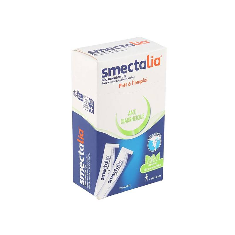 SMECTALIA ANTI DIARRHÉIQUE CITRON MENTHE 12 SACHETS IPSEN