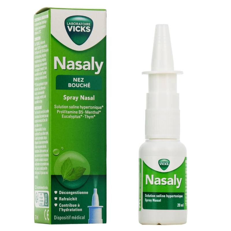 NASALY SPRAY NASAL NEZ BOUCHÉ 20ML VICKS NASALY SPRAY NASAL NEZ BOUCHÉ 20ML VICKS