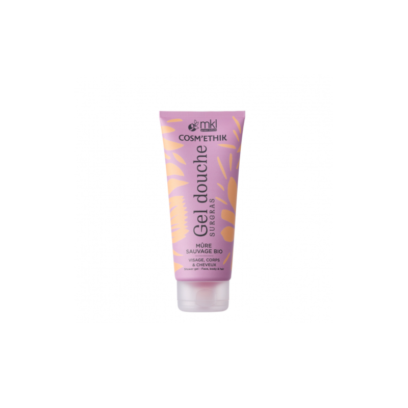 COSM'ETHIK GEL DOUCHE SURGRAS MÛRE SAUVAGE BIO 200ML MKL COSM'ETHIK GEL DOUCHE SURGRAS MÛRE SAUVAGE BIO 200ML MKL