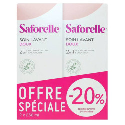 SOIN LAVANT DOUX LOT DE 2X250ML SAFORELLE