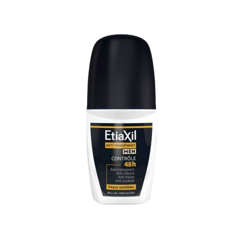 DEODORANT ANTI TRANSPIRANT CONTROLE 48H Roll on de 50ML ETIAXIL MEN