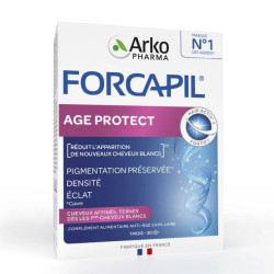 FORCAPIL AGE PROTECT COMPLEMENT ALIMENTAIRE CHEVEUX  30 COMPRIMES ARKOPHARMA