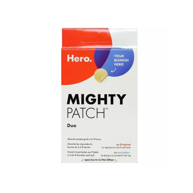 MIGHTY DUO PATCH ORIGINAL + INVISIBLE x12 HERO. MIGHTY DUO PATCH ORIGINAL + INVISIBLE x12 HERO.