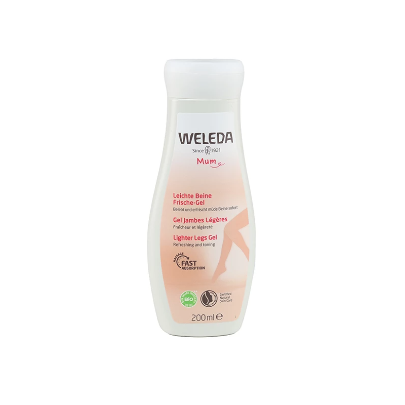 MUM MATERNITÉ GEL JAMBES LEGERES BIO 200ML WELEDA MUM MATERNITÉ GEL JAMBES LEGERES BIO 200ML WELEDA