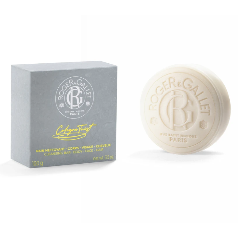 COLOGNE TWIST PAIN NETTOYANT HOMME 100G ROGER ET GALLET