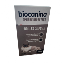 SPHERE DIGESTIVE BOULE DE POILS 12 JELLIES APPETENTES BIOCANINA