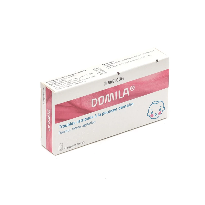 BEBE DOMILA 6 SUPPOSITOIRES WELEDA