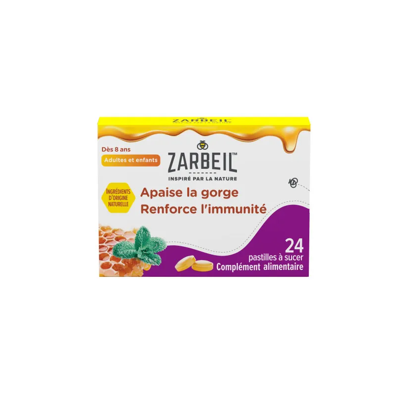 GORGE & IMMUNITÉ 24 PASTILLES ZARBEIL