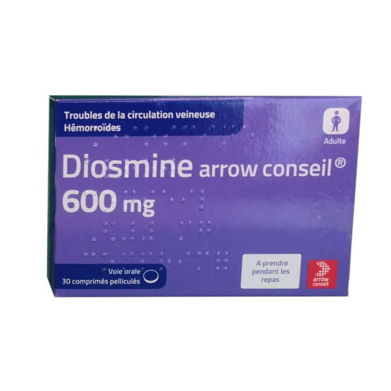 DIOSMINE 600 MG 30 COMPRIMES ARROW DIOSMINE 600 MG 30 COMPRIMES ARROW