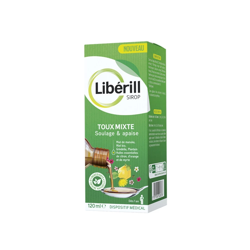 SIROP TOUX MIXTE 120ML LIBERILL SIROP TOUX MIXTE 120ML LIBERILL