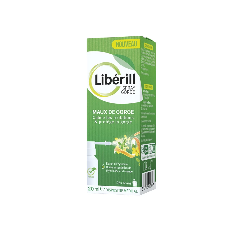 SPRAY MAUX DE GORGE 20ML LIBERILL