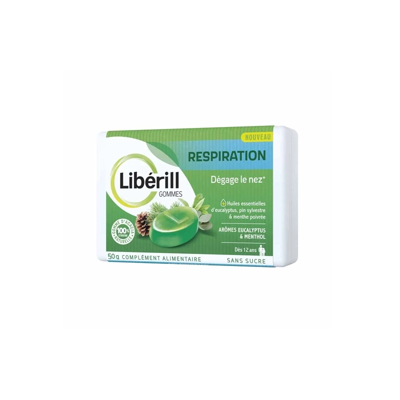 GOMMES RESPIRATION 50G LIBERILL