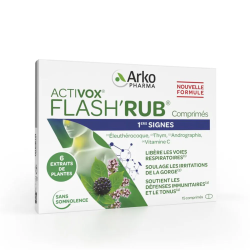 ACTIVOX FLASH'RUB 15 COMPRIMES ARKOPHARMA