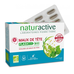 MAUX DE TÊTE FLASH BIO 14 GELULES NATURACTIVE