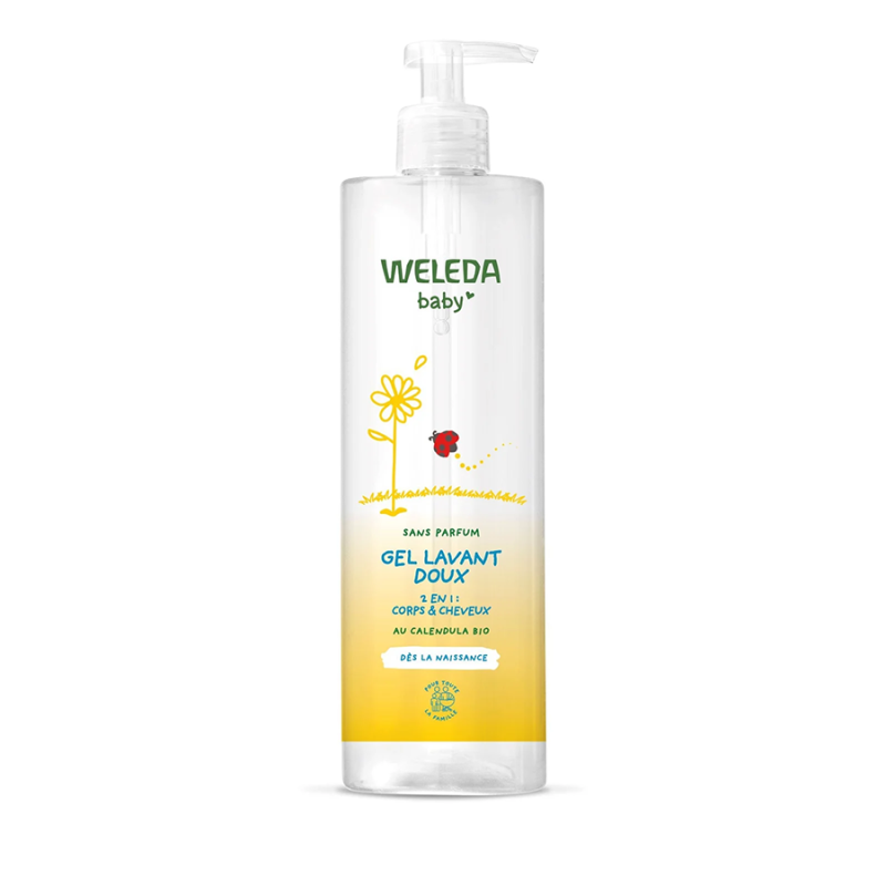 BEBE CALENDULA GEL LAVANT DOUX SANS PARFUM 400ML WELEDA BABY