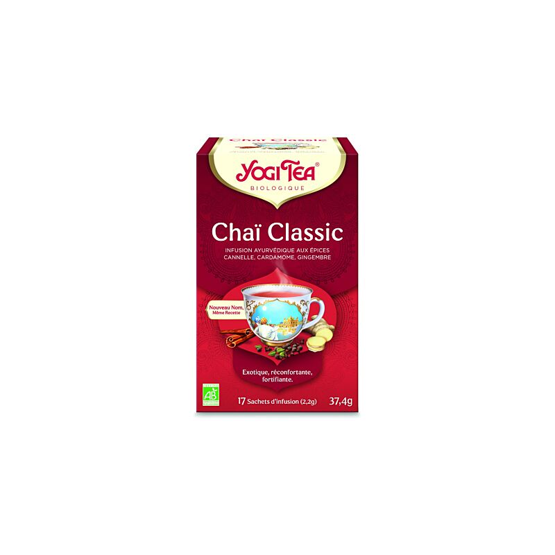 CHAÏ CLASSIC BIO 17 SACHETS YOGI TEA