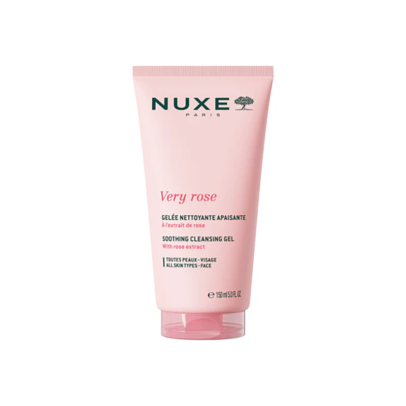 VERY ROSE GELEE NETTOYANTE APAISANTE 150ML NUXE VERY ROSE GELEE NETTOYANTE APAISANTE 150ML NUXE