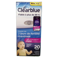 TEST D'OVULATION DIGITAL X20 CLEARBLUE