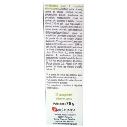 TURBO DRAINE ACTIV' 20 COMPRIMES EFFERVESCENTS FORTE PHARMA