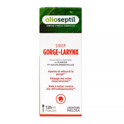 OLIOSEPTIL SIROP GORGE LARYNX 125ML INELDEA
