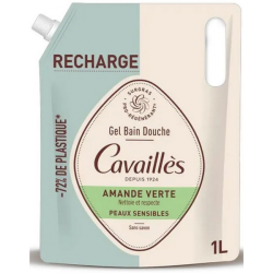 RECHARGE GEL BAIN DOUCHE  AMANDE VERTE 1L ROGE CAVAILLES