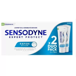 DUO PACK DENTIFRICE RAPIDE ACTION 2 X 75ML SENSODYNE