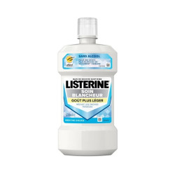 BAIN DE BOUCHE SOIN BLANCHEUR SANS ALCOOL 500ML LISTERINE