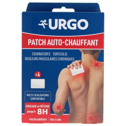 URGO PATCH AUTO-CHAUFFANT MULTI LOCALISATIONS 8H X4
