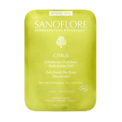 RECHARGE DEODORANT CITRUS ROLL ON 50ML SANOFLORE