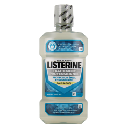 BAIN DE BOUCHE SENSIBILITÉ TRAITEMENT PROFESSIONNEL MENTHE FRAÎCHE 500ML LISTERINE